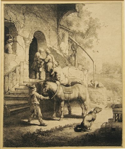 The Good Samaritan by Rembrandt van Rijn